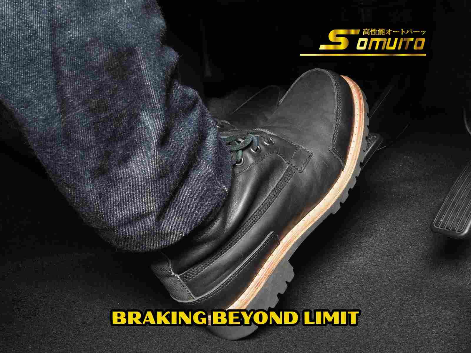 pedal rem mobil terlalu dalam