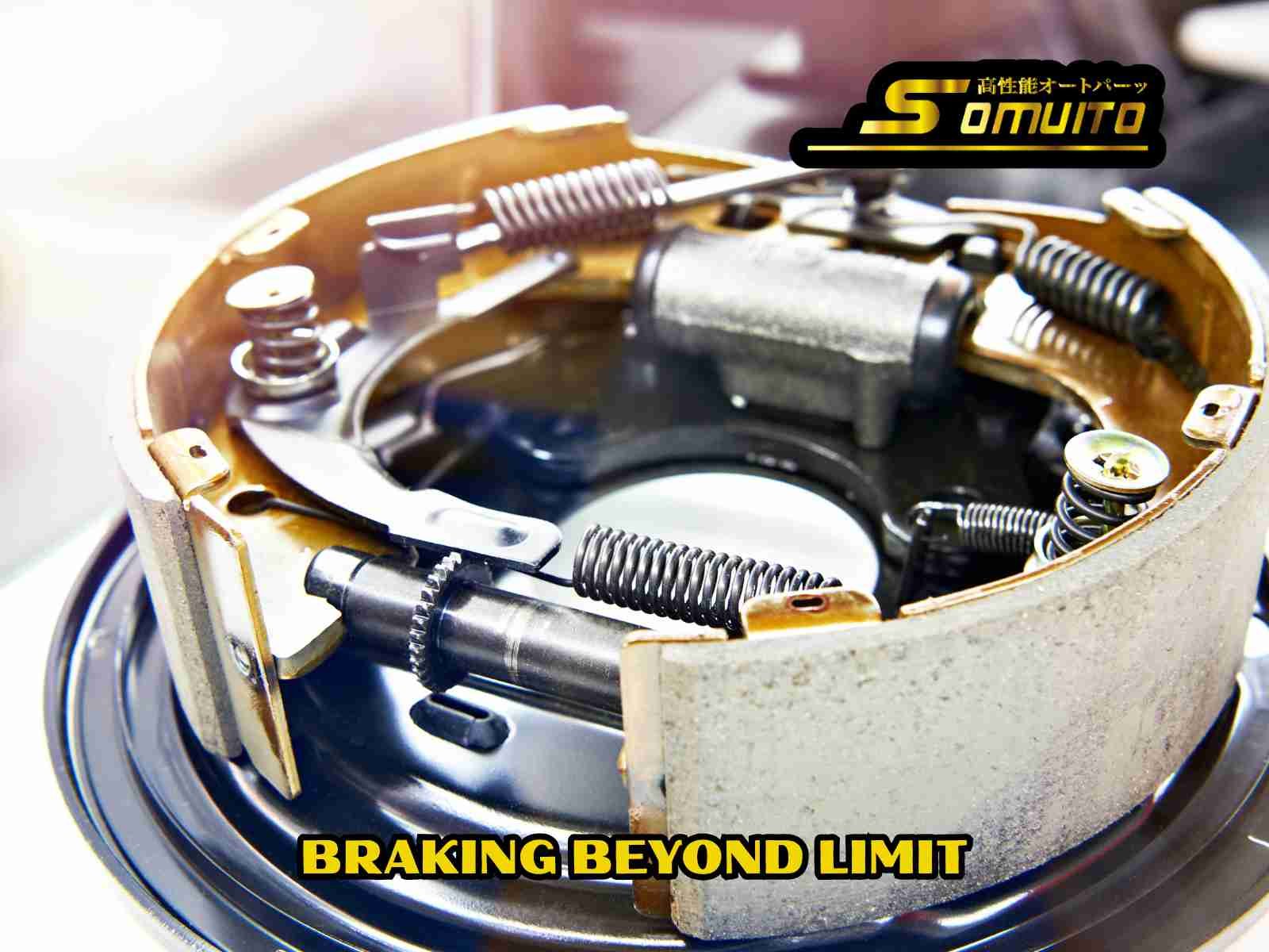 komponen rem tromol mobil